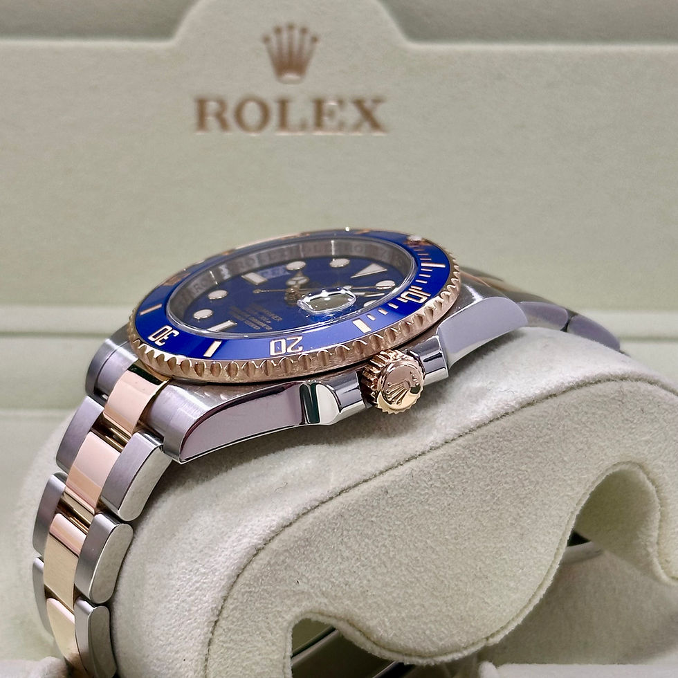 Thumbnail: Rolex Submariner Date 116613LB Bluesy Steel and Gold