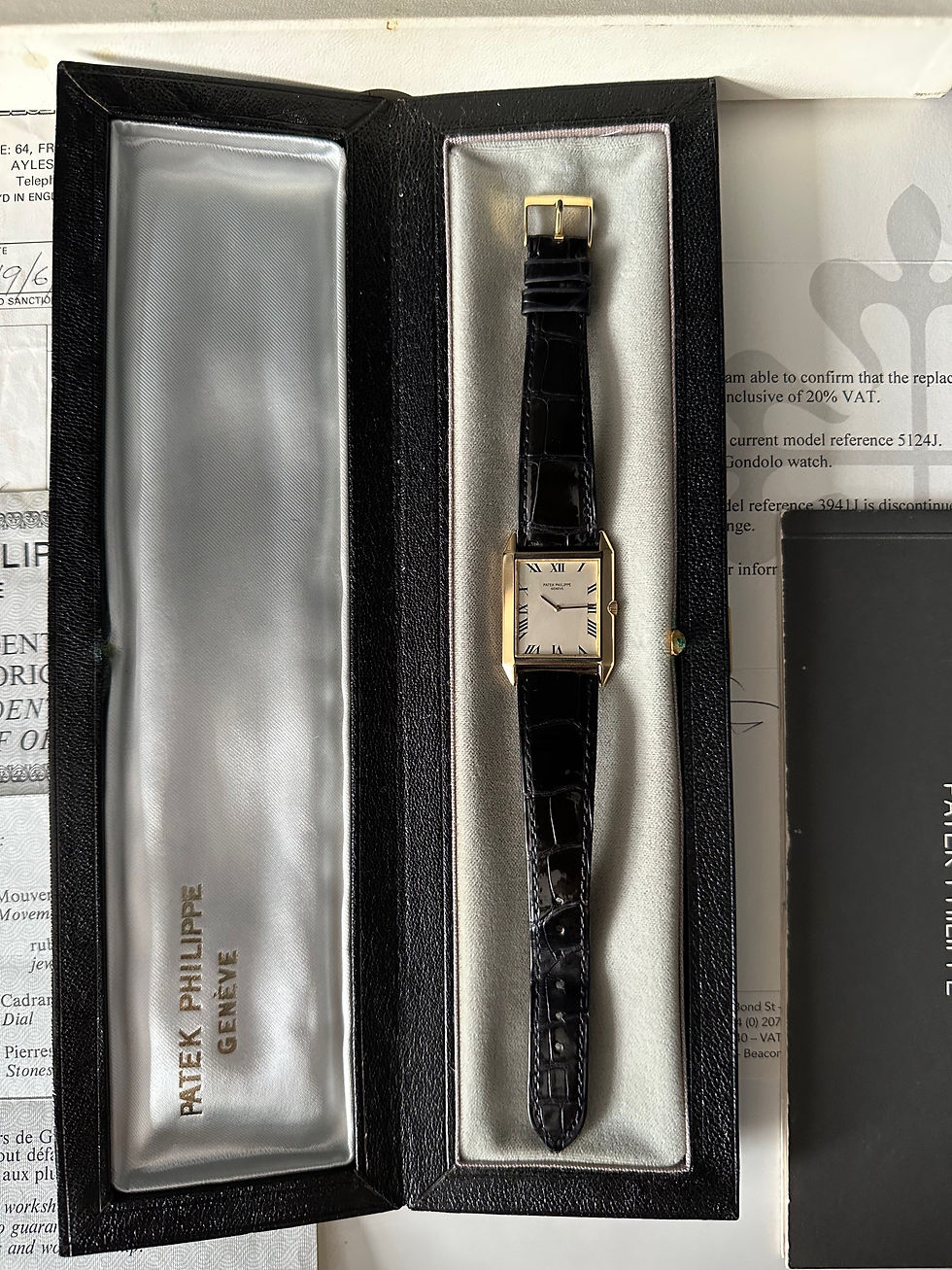 Thumbnail: Patek Philippe Gondolo 3941 Yellow Gold | Box & Papers | Collectors Set