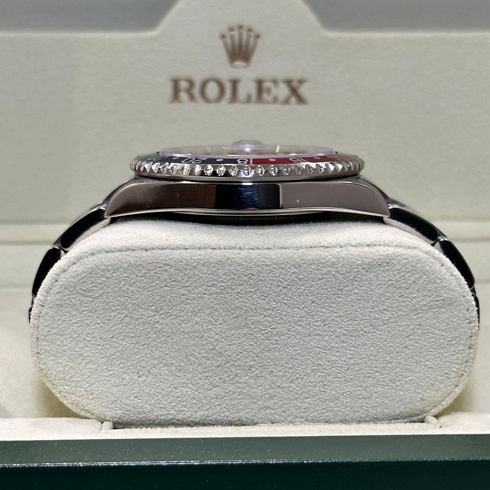 Thumbnail: Rare Rolex Pepsi GMT Master II 16710 - Full Set
