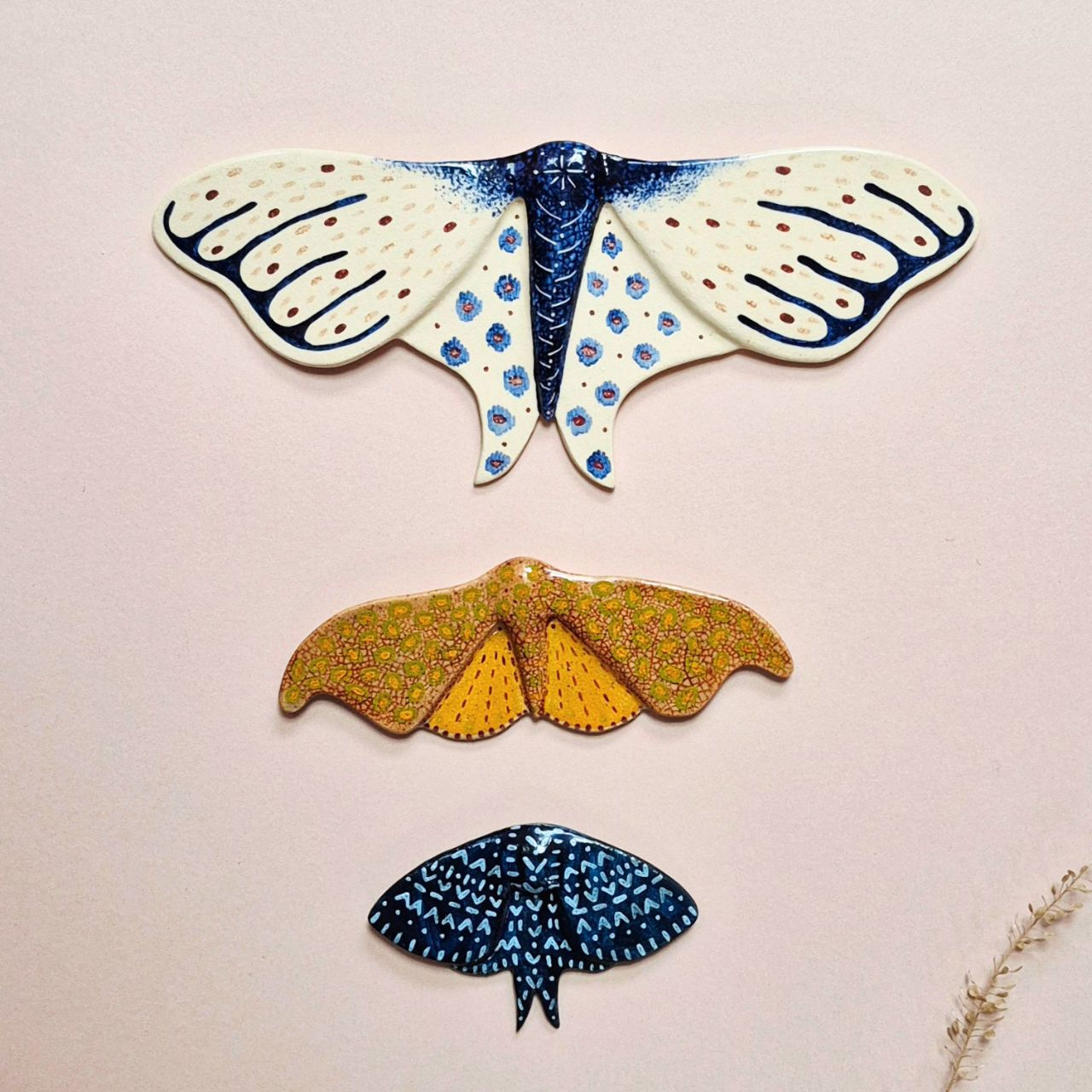 Trio Mariposa Pintas - Coleção Panapaná
