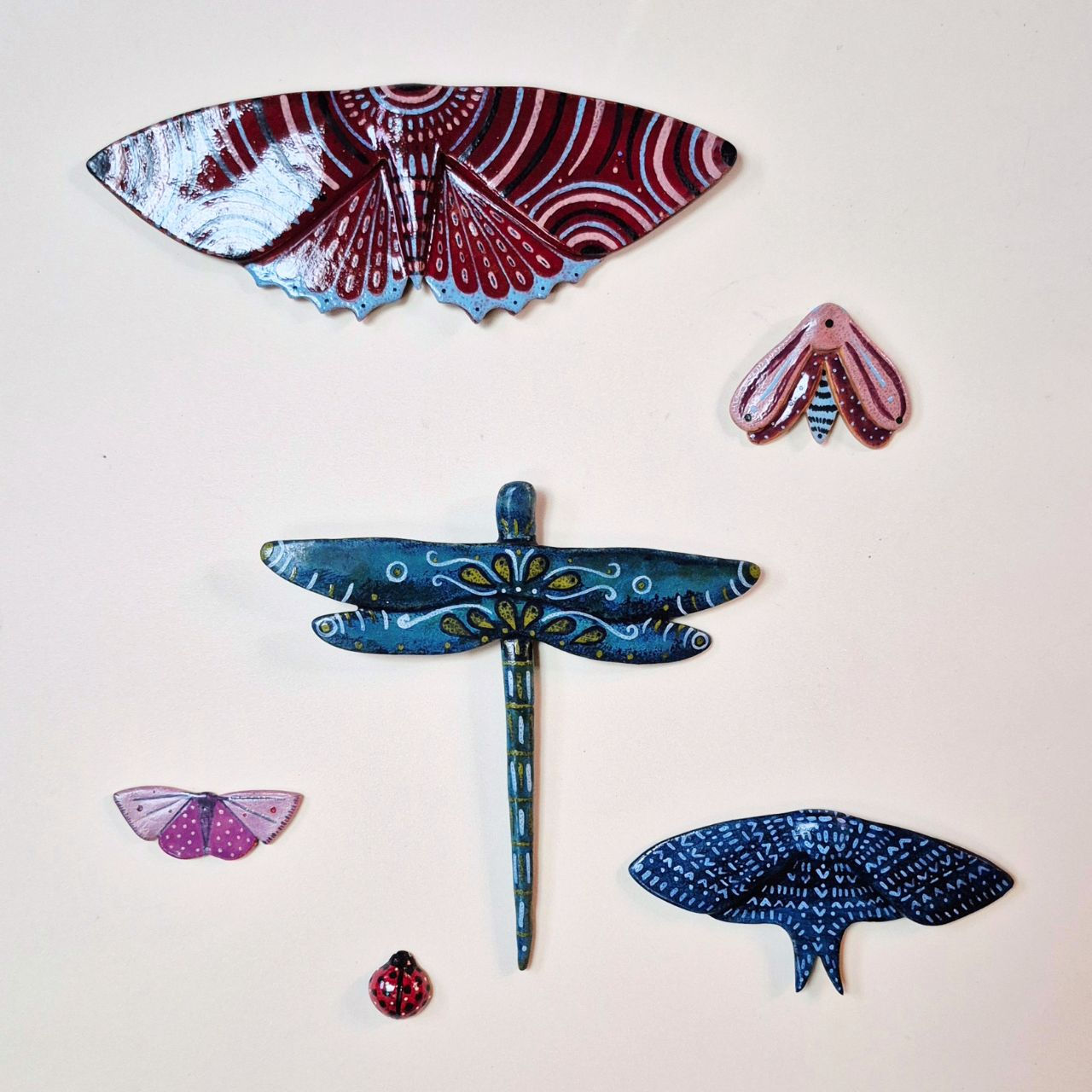 Composição Mariposa Ondas - Coleção Panapaná