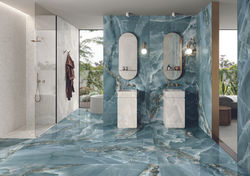 TDM Onyx Green 120x278-120x120 Mosaico Intrecci Ivory Amb Bagno