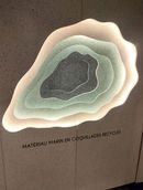 Matériau marin en coquillages recyclés exposé à Architect@Work Marseille