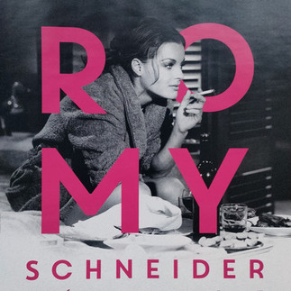 Photographie de Romy Schneider exposée à l’Institut Lumière à Lyon, musée dédié à l’histoire du cinéma.