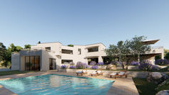 Villa Nice piscine cyril curto architecte