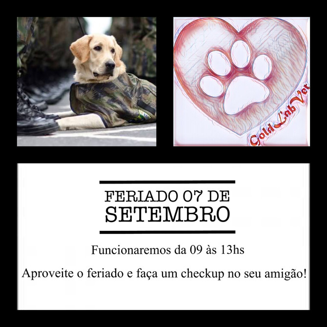 Feriado 07 de setembro