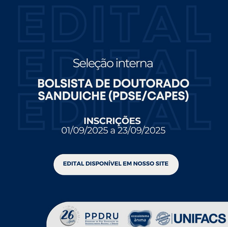 SELEÇÃO ABERTA – PDSE/CAPES