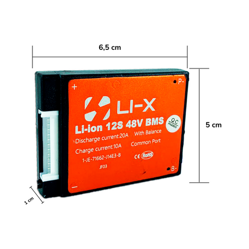 1103　爆電力❗12V 50Ah インフォリチウム電池 BMS搭載 電動ボート BMS 48V 12S 20A LI-ION | Liex