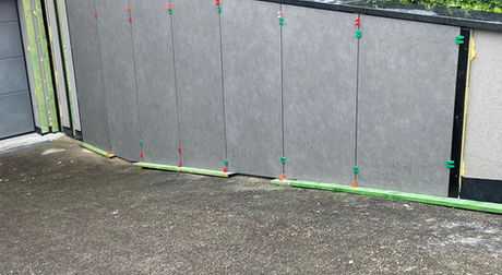 Gevelbekleding bij Algemene Schrijnwerkerij Van Olmen BV