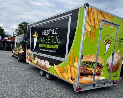 Mobiel frietkraam - De Rijdende Hansbrug