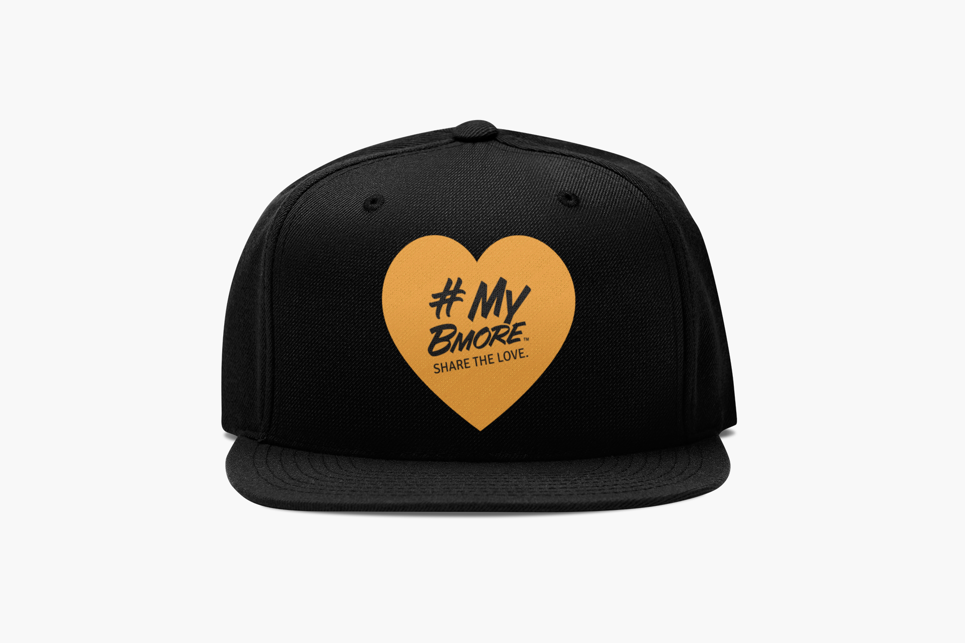 Orange #MyBmore Heart Cap