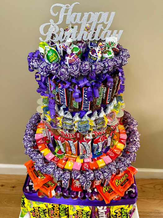 Birthday Candy Cake