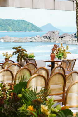 Casamento tropical em residência no litoral norte