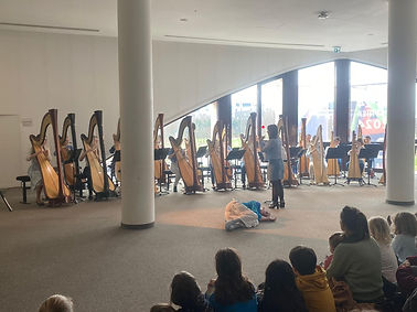 Pling ou l'histoire d'une goutte d'eau, classe de COA 2-3 et de harpes