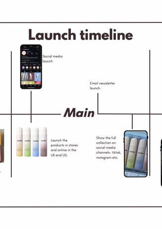 Brief launch timeline.