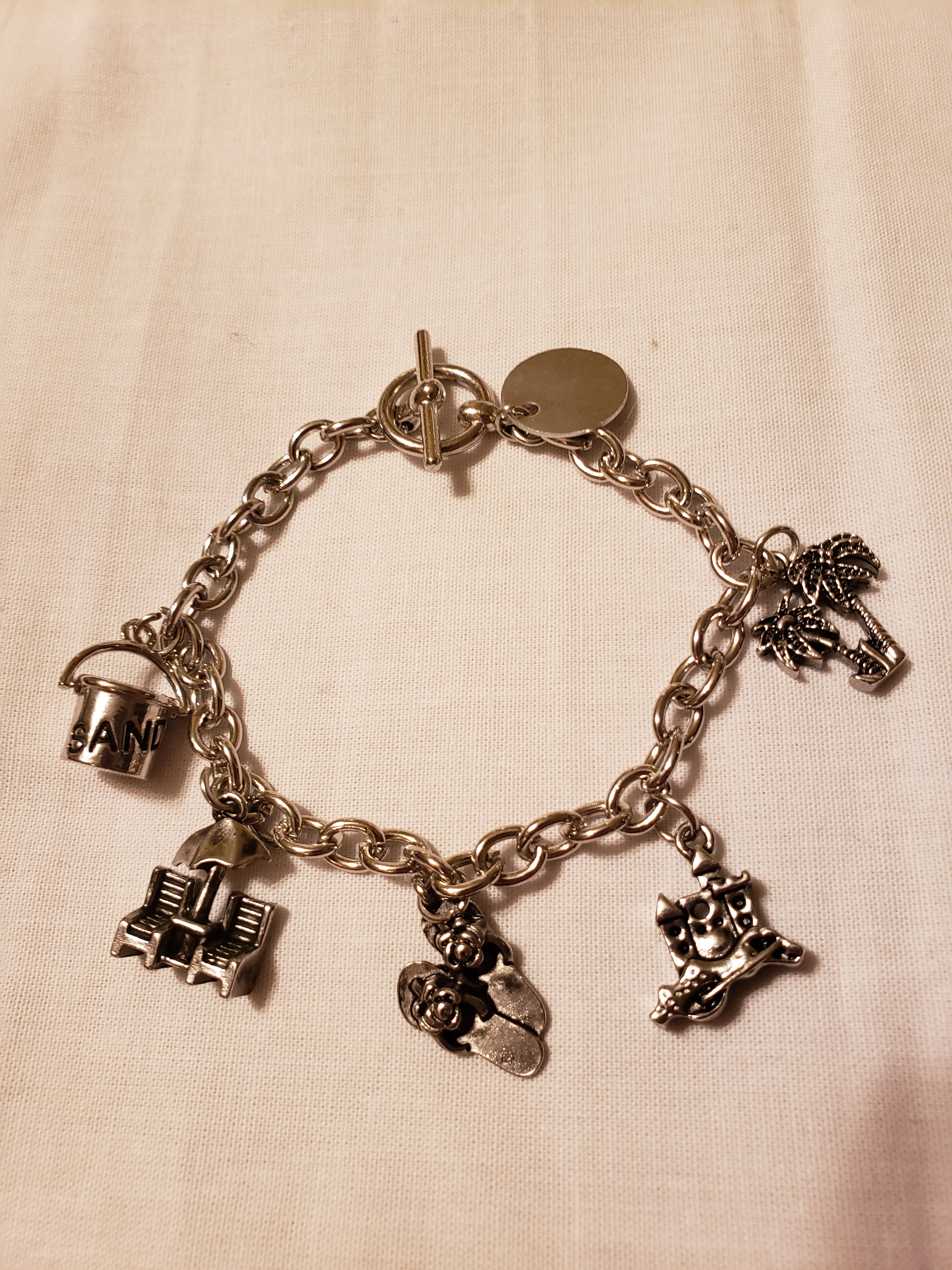 Day at the Beach Charm Bracelet