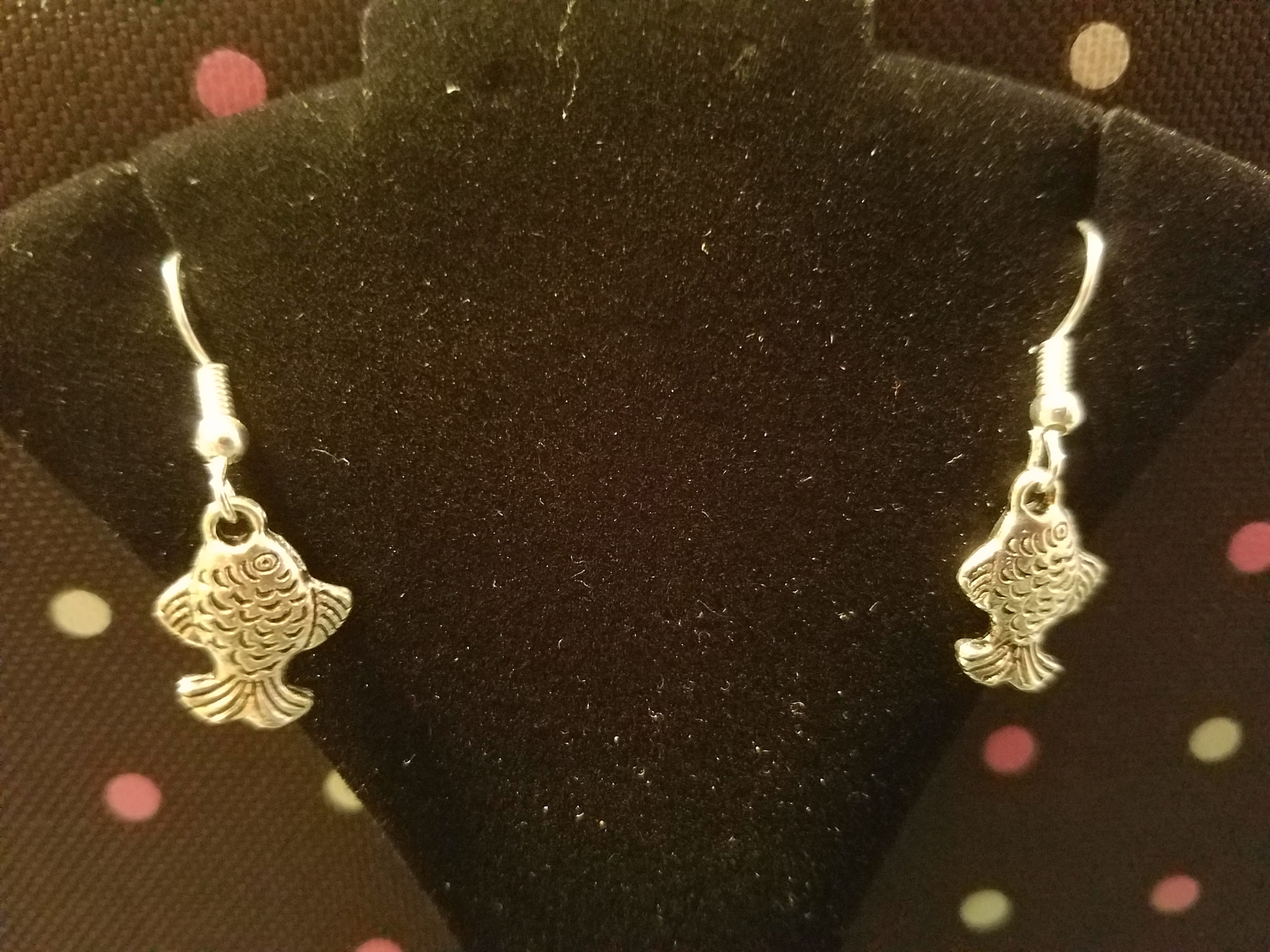 Vertical Fish Earrings