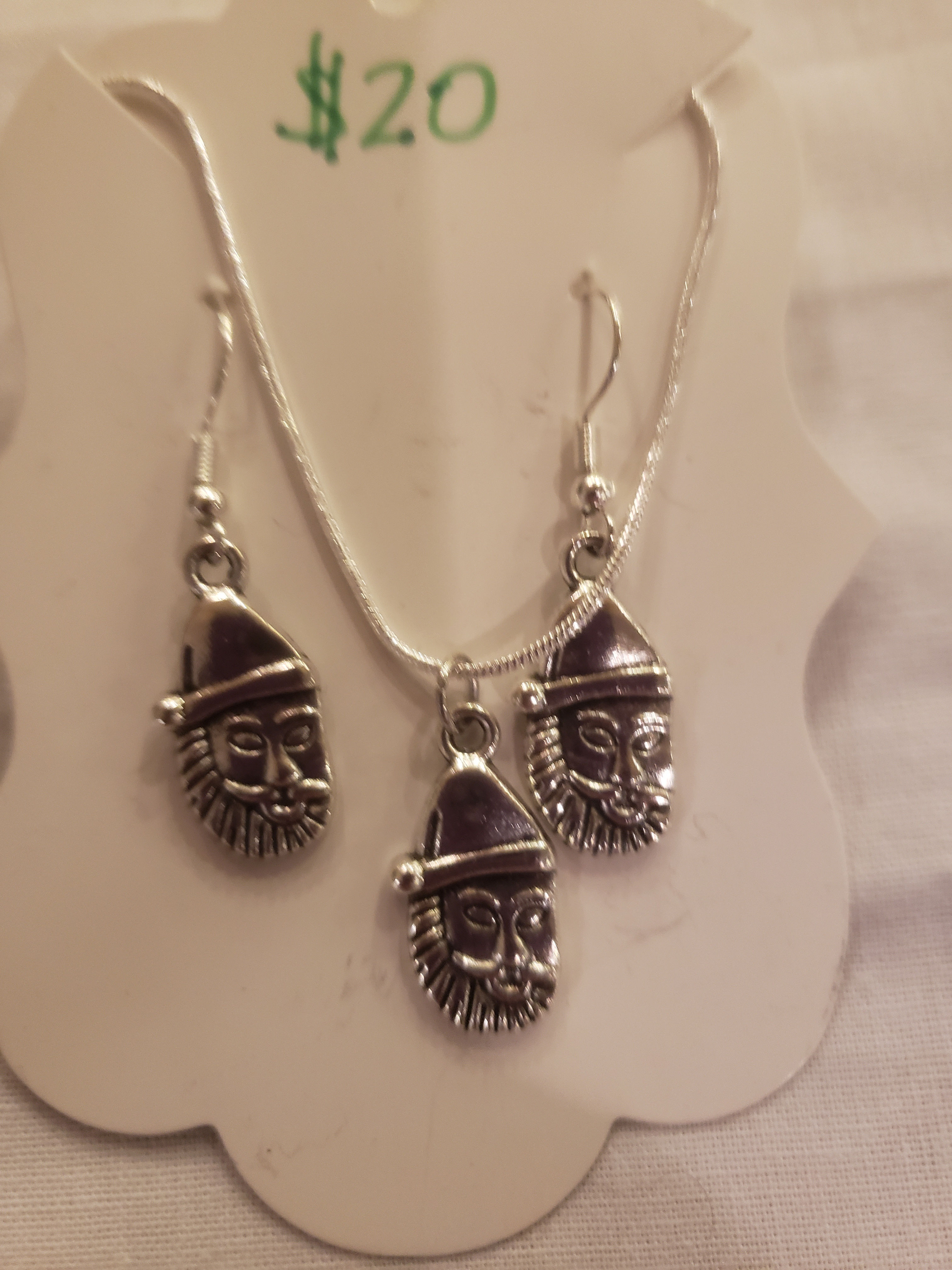 Santa #1 Necklace and Earrings Set