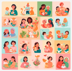 A todas las madres, en todas las formas