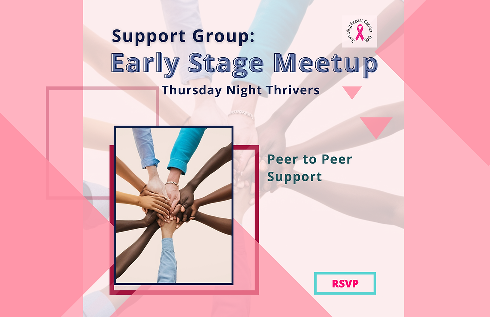 Early Stage Breast Cancer Support Group | Thursday Night Thrivers