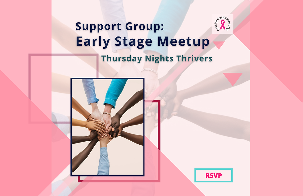 Early Stage Breast Cancer Support Group | Thursday Night Thrivers