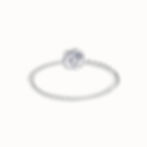 Twisted Zirkonia Ring Silber