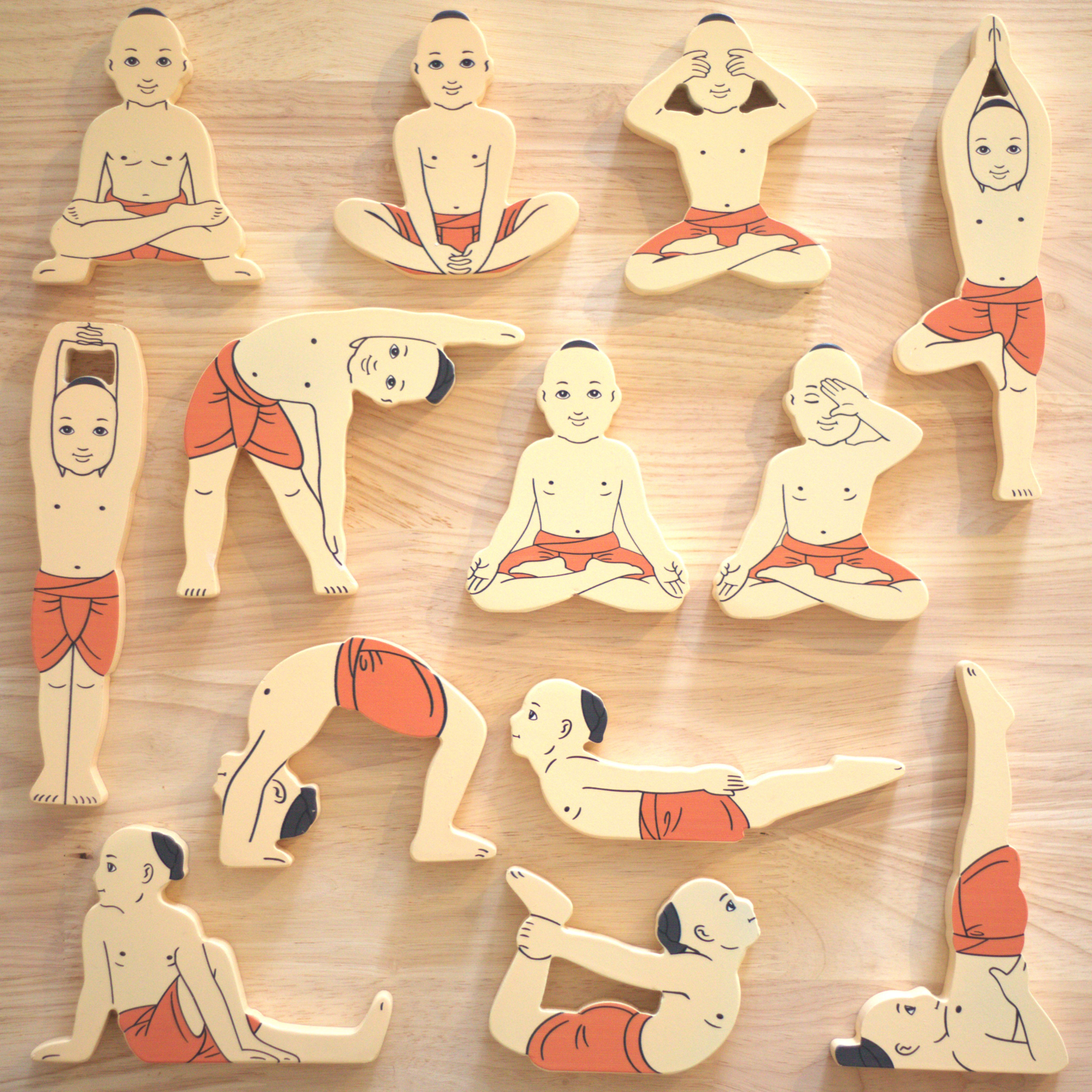 Wooden Yoga Set