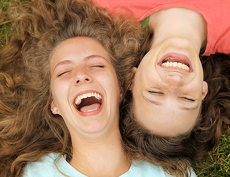 glücklich Teens