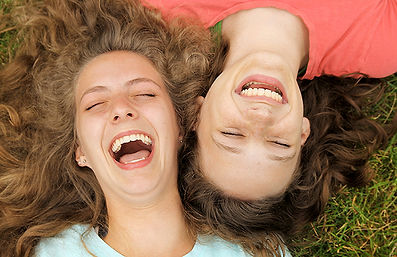 Les adolescents heureux