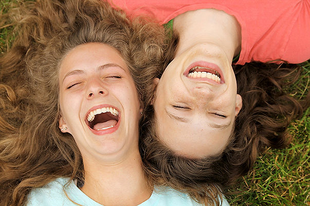 Adolescentes felizes