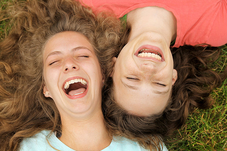 Smiling Best Friends