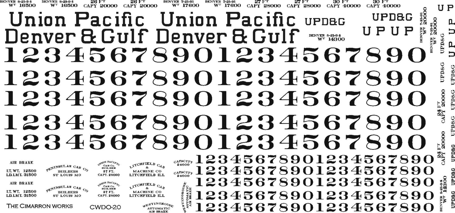 CWDO 20 UPD&G Boxcar