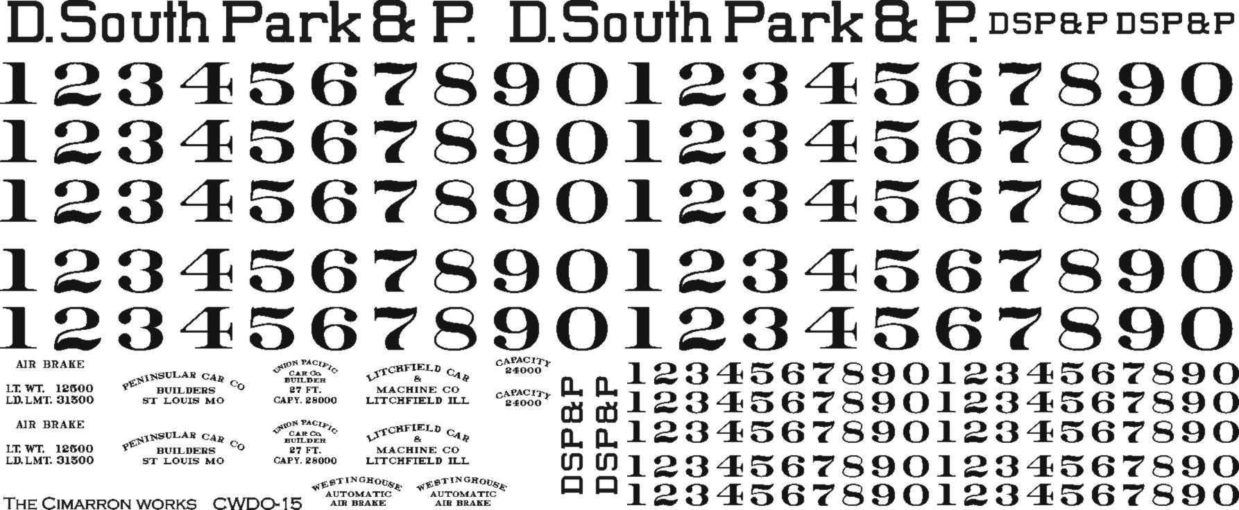 CWDO-15 DSP&P Boxcar ca 1885