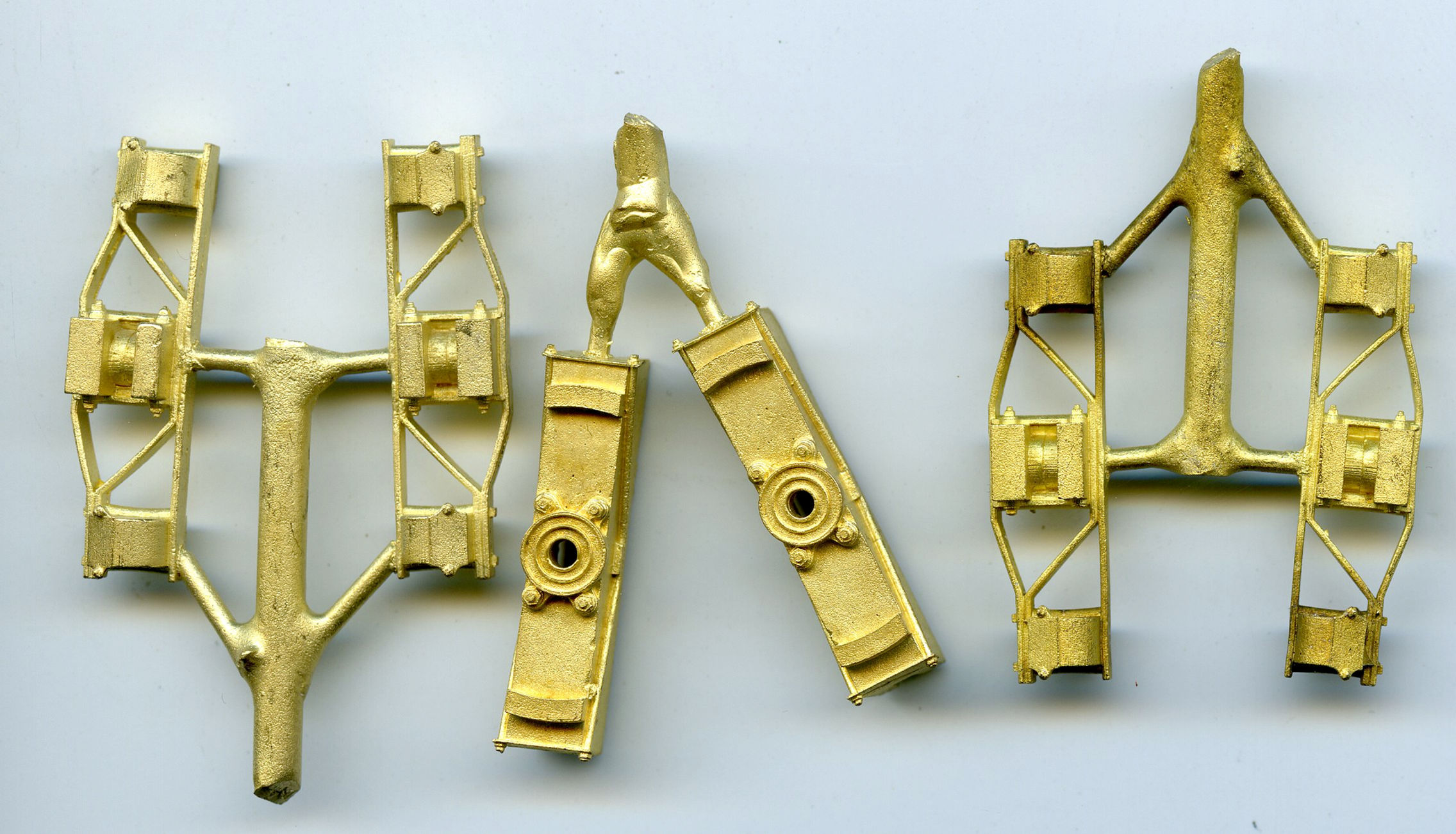 LBO-18 D&RG 10t Freight trucks frames/bolster