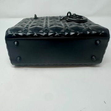 Thumbnail: Small Lady Dior My ABC Bag Cannage Calfskin with Diamond Motif Black