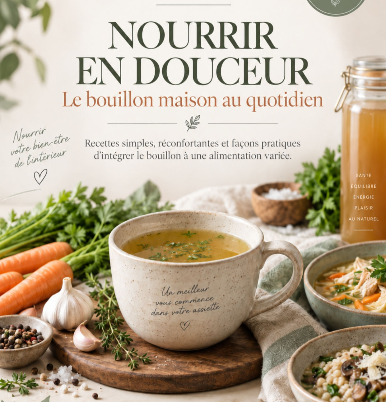 Bouillon maison au quotidien