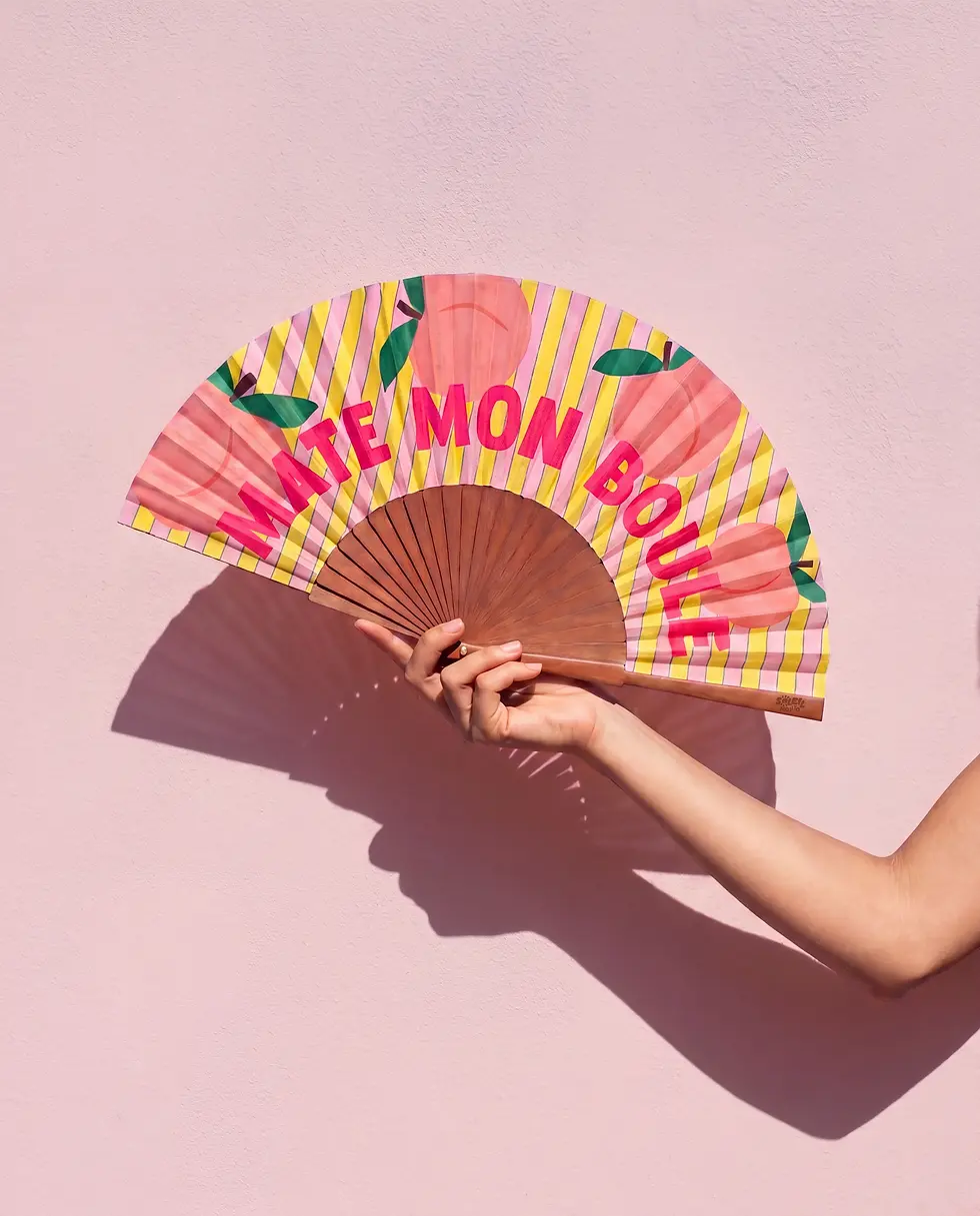 Thumbnail: Eventail  " thème "  SOLEIL MOJITO