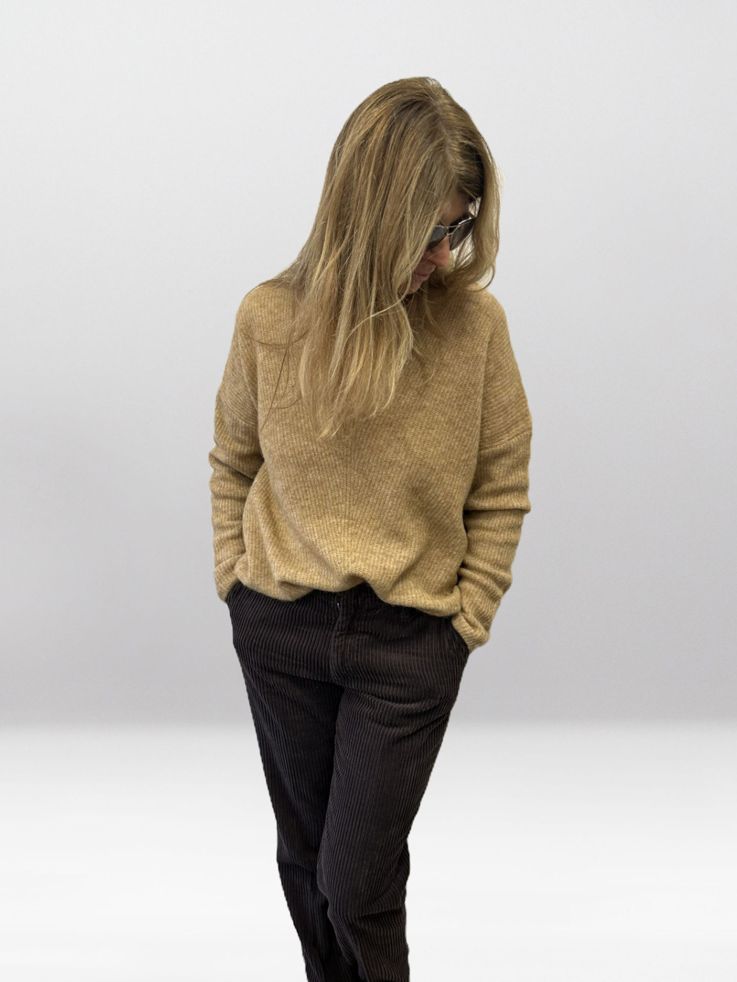 Pantalon velours choco LABDIP