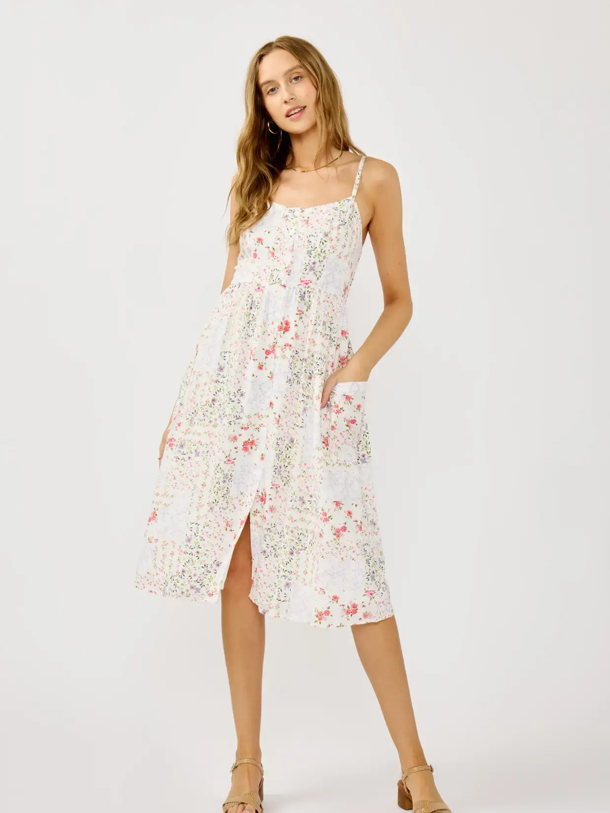 Cottage Patch Midi Dress