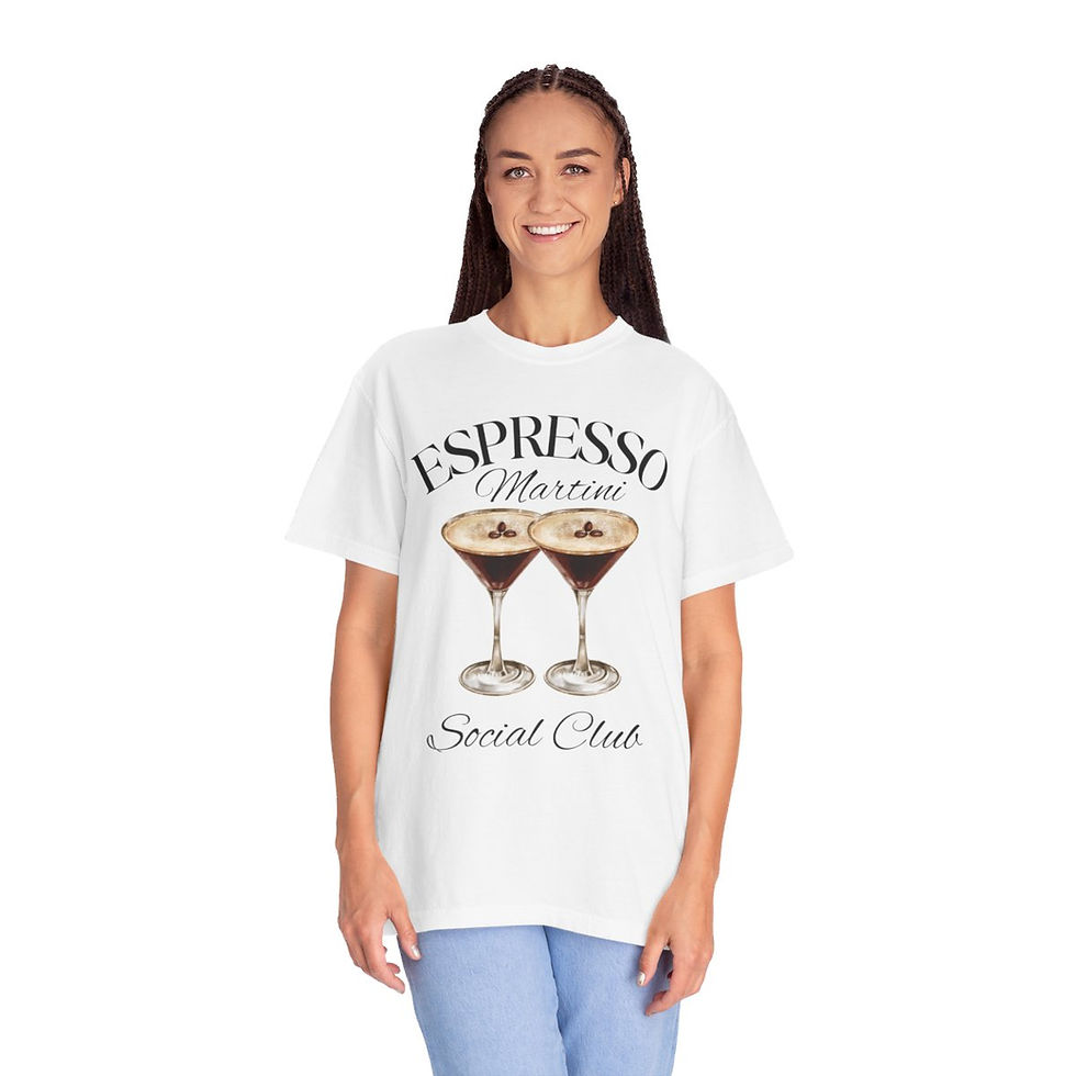 Thumbnail: Espresso Martini Social Club Unisex Comfort Colors T-shirt