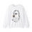 Thumbnail: Ghost Here For The Boos Unisex Crewneck Sweatshirt