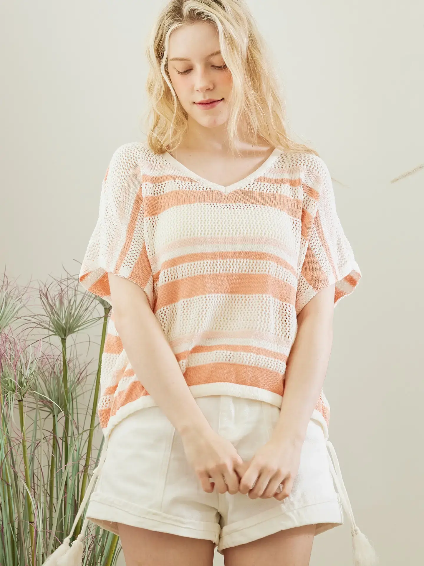 Peach Coast Knit Top