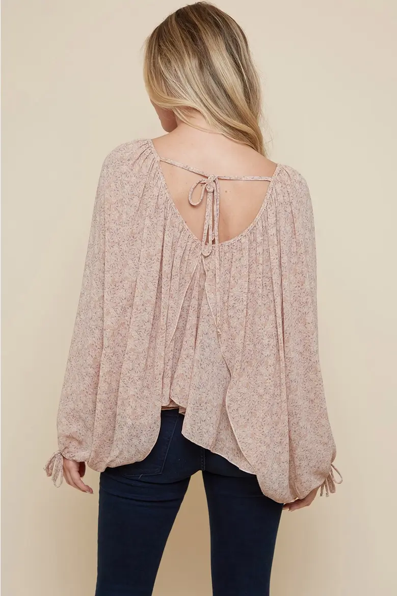 Thumbnail: Romantic Mauve Floral Top