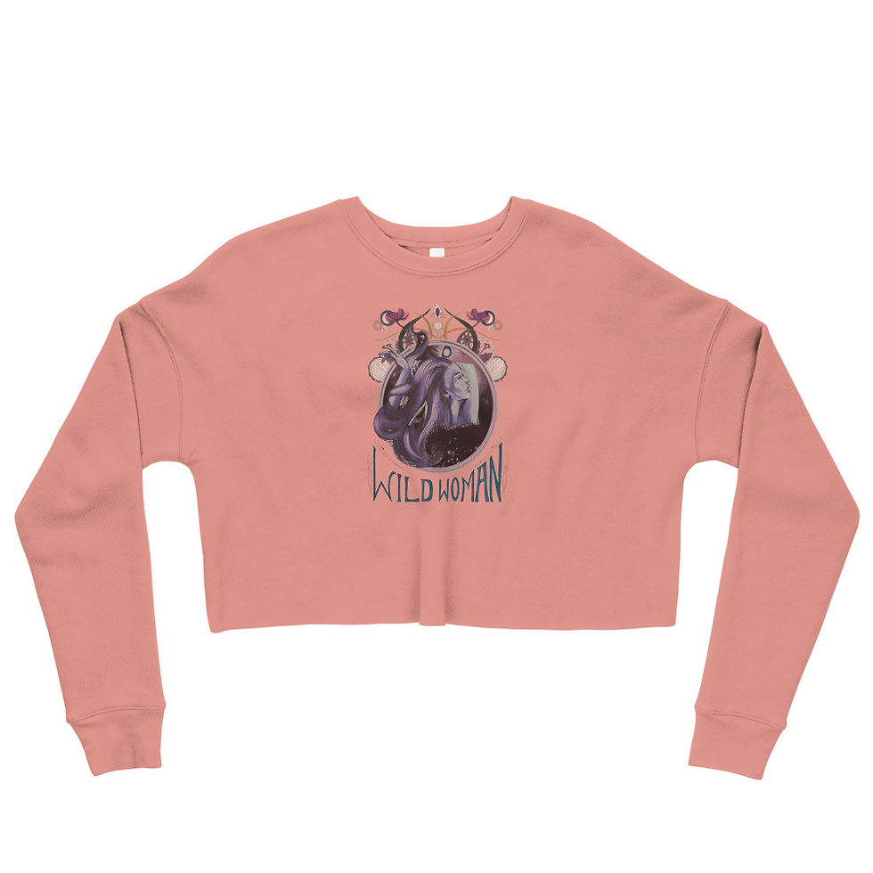 Thumbnail: Wild Woman Crop Sweatshirt