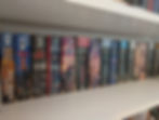 Row of books of the Wheel of Time