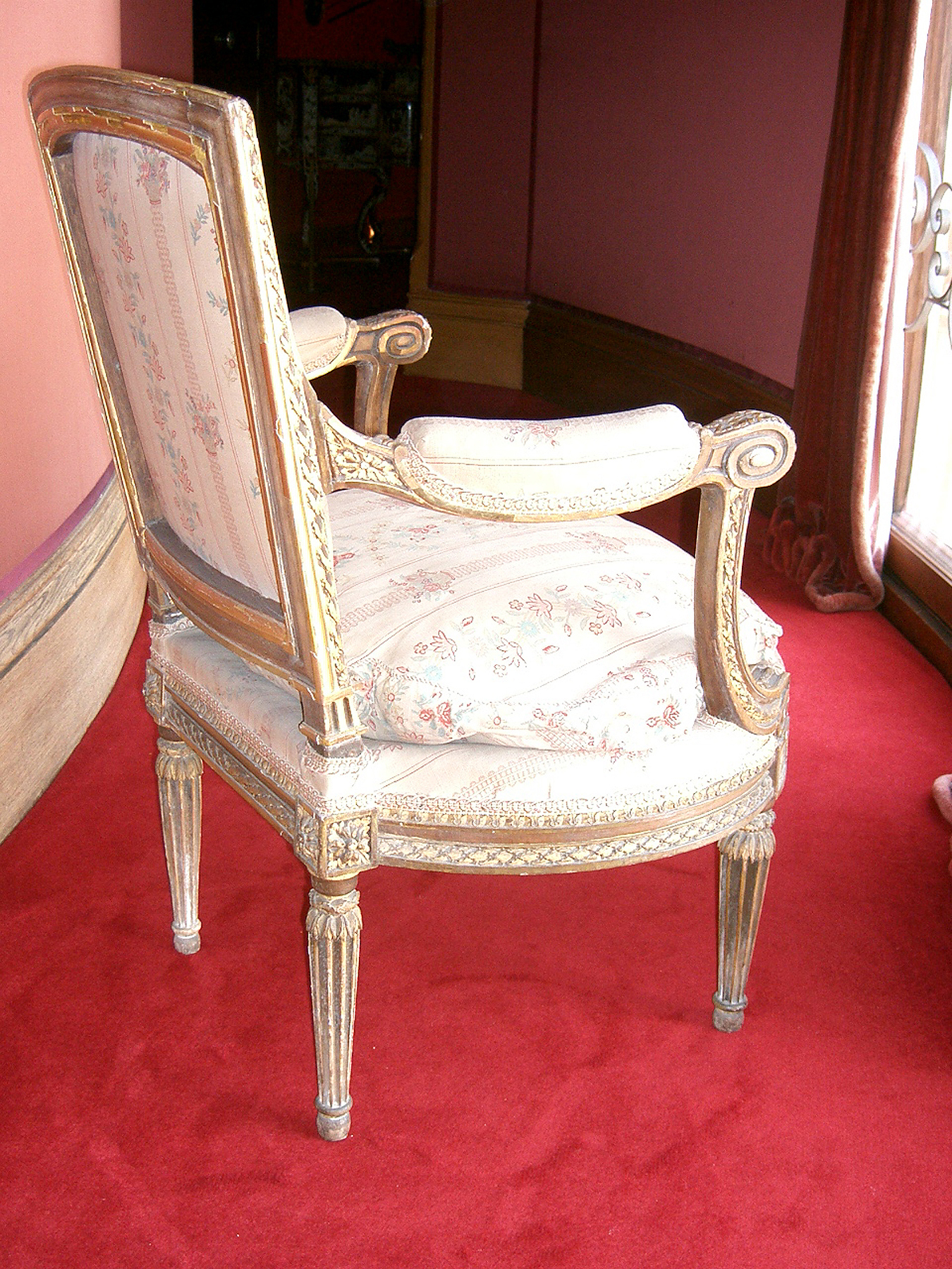 A Georges Jacob giltwood armchair