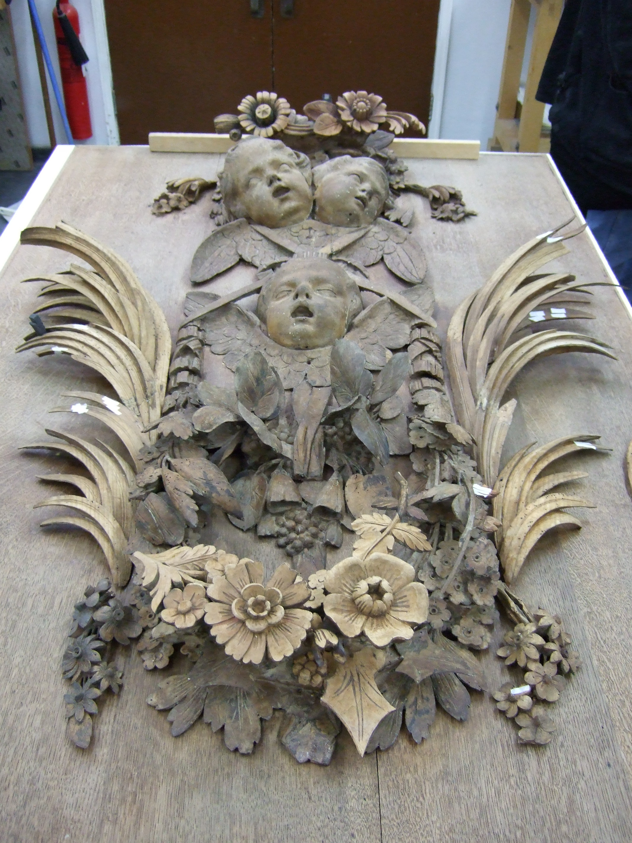 Trophy Carvings, West Wycombe Church