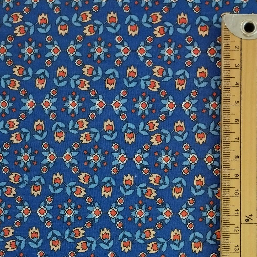 Miniature : Coton à motifs certifié Oeko Tex (petites fleurs)