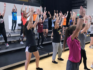 Behind the scenes of show choir