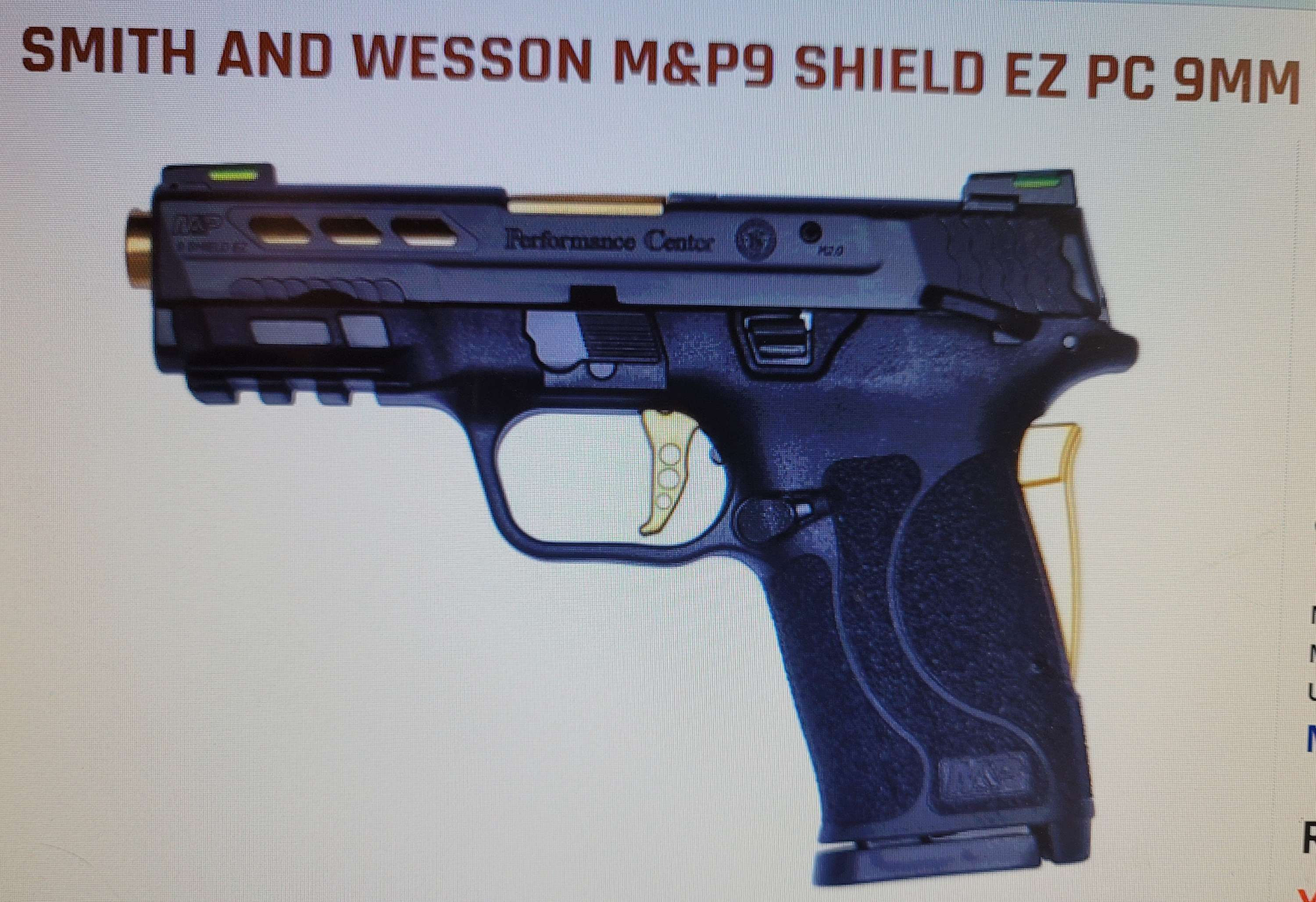 Smith & wesson ez with all the chains n whistles